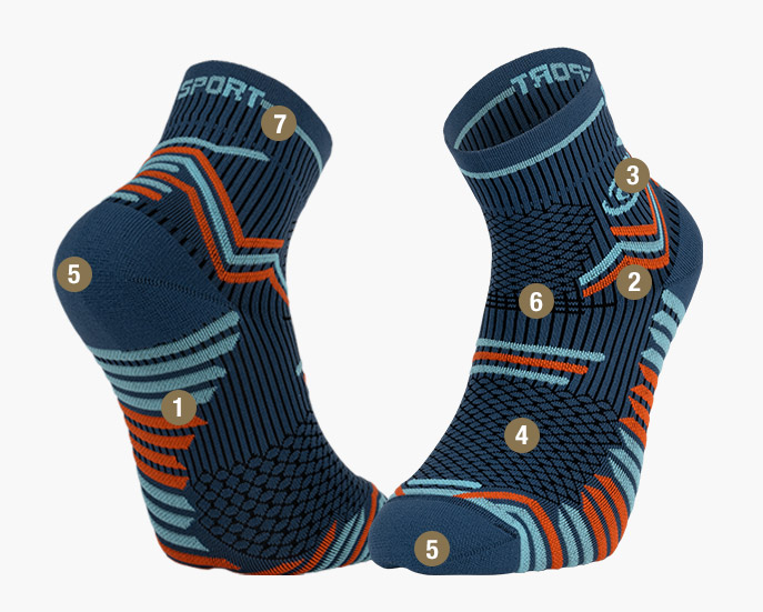 Socks Trail Ultra black/grey